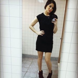 Maggy London black dress with pockets
